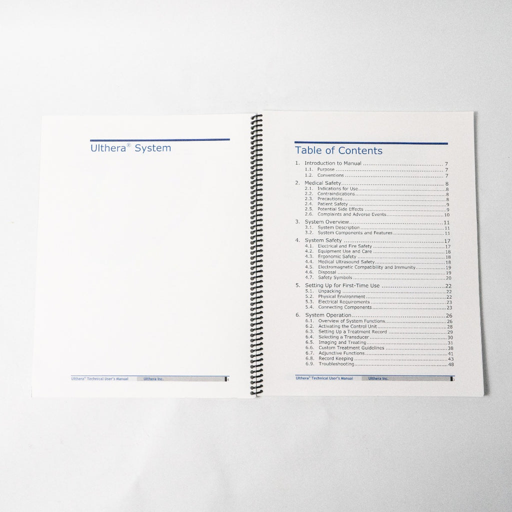 Ulthera System DeepSEE TECHNICAL USER'S MANUAL 9725-0004 Version 5.3 * 65 Pages
