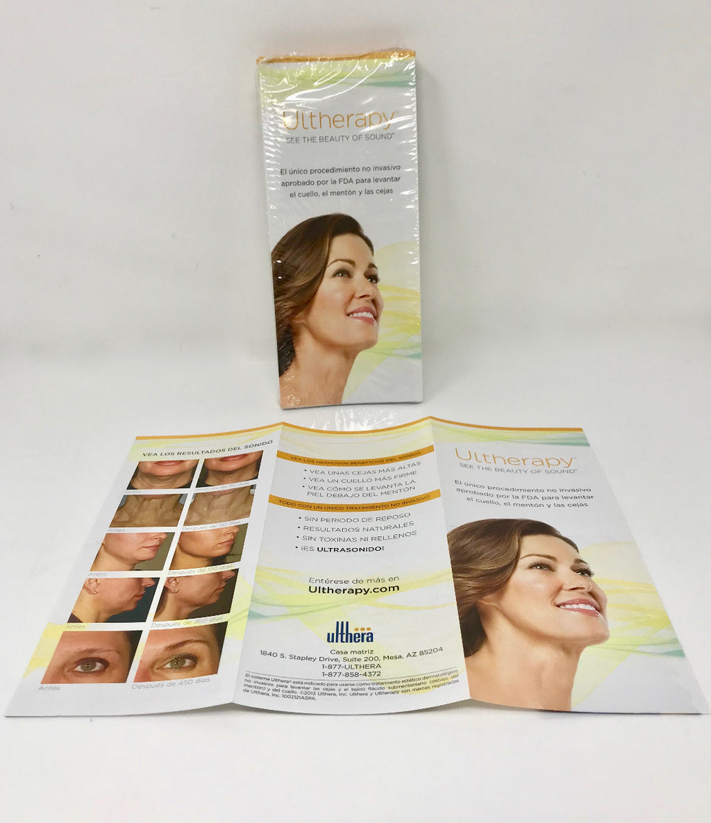 Ultherapy En Espanol Patient Brochure Pamphlet Informational Leaflet 50 Pack