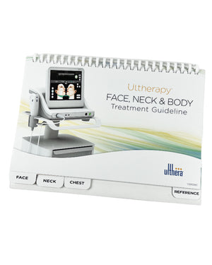 Ultherapy Face, Neck, & Body Treatment Guidelines Display Handbook Booklet