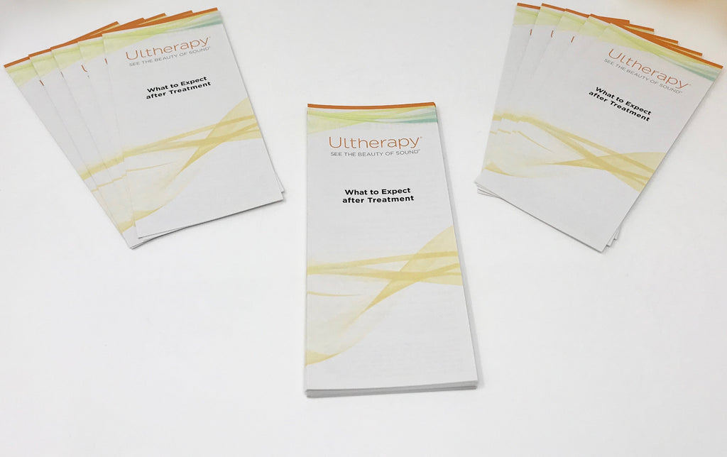 Ultherapy Patient Information Pamphlet "What to Expect After Treatment" 175 pcs.