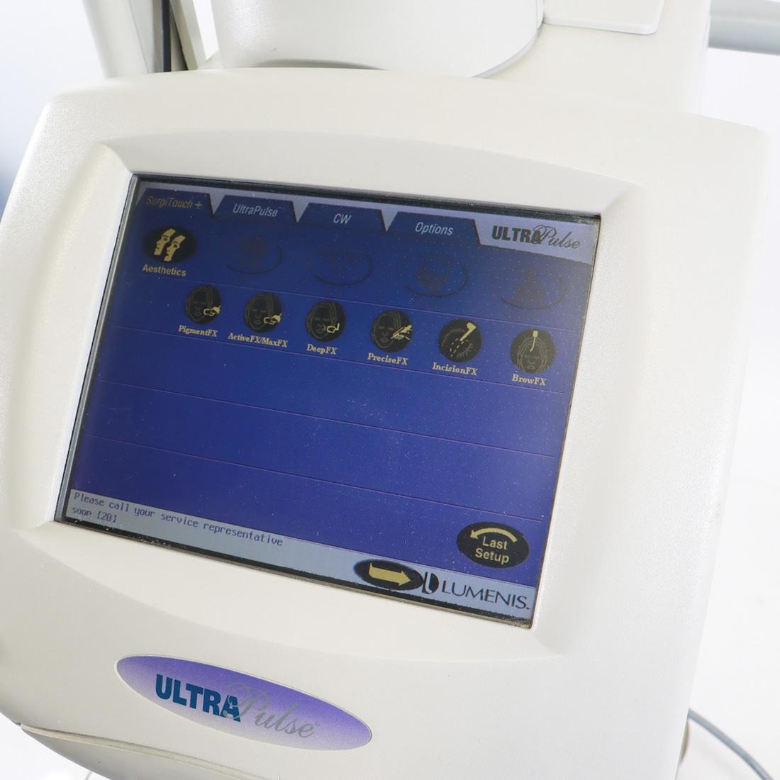 2008 Lumenis Ultrapulse Encore Total FX w Scaar (Active and Deep) Scanners SurgiTouch Scanner