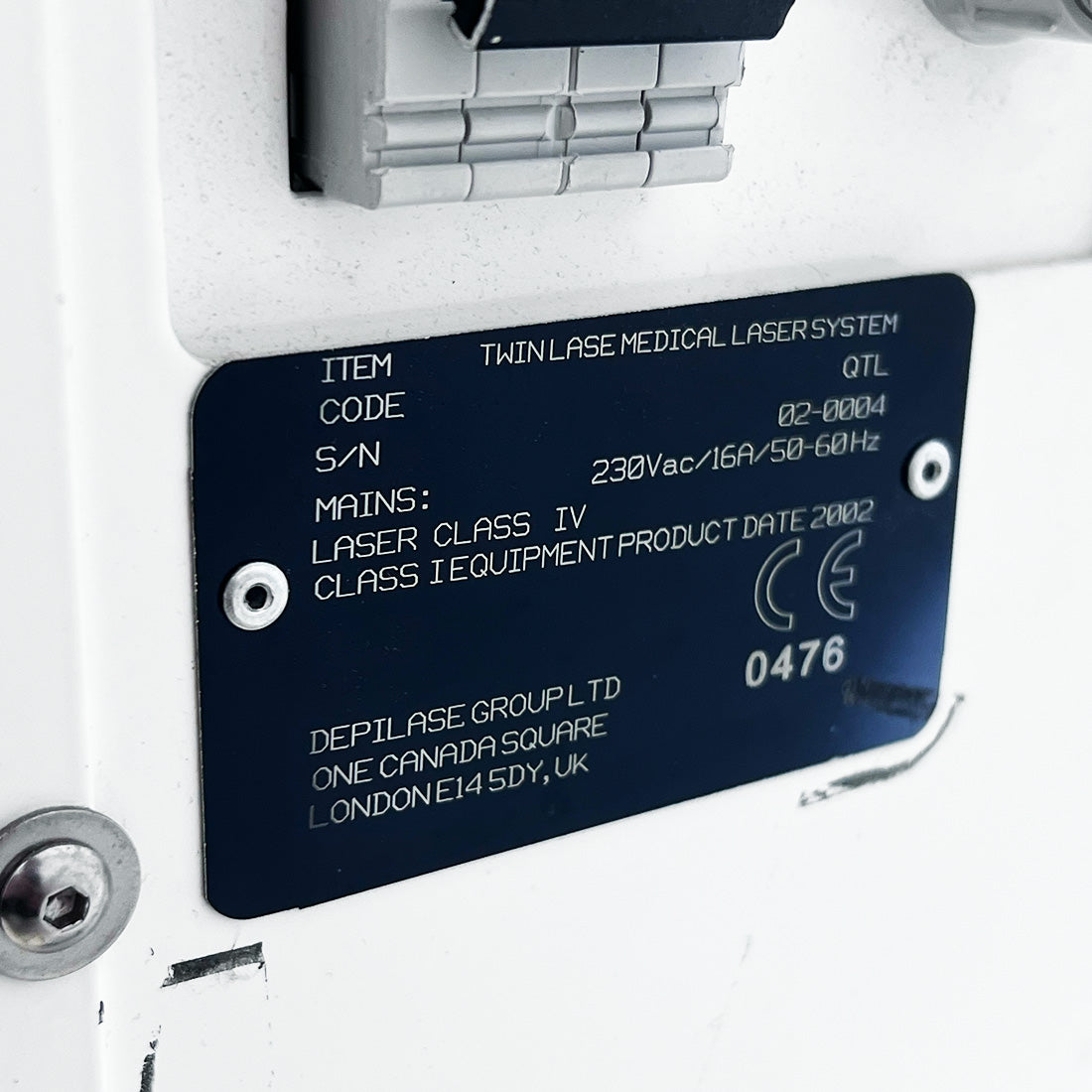 2002 Depilase Twin Laser Ultrawave 11 With YAG and Alex Handpiece