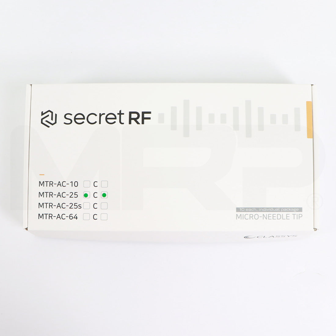 ilooda SecretRF Microneedle Tips 25 Pin Semi-Insulated MTR-AC-C-25, Set of 10
