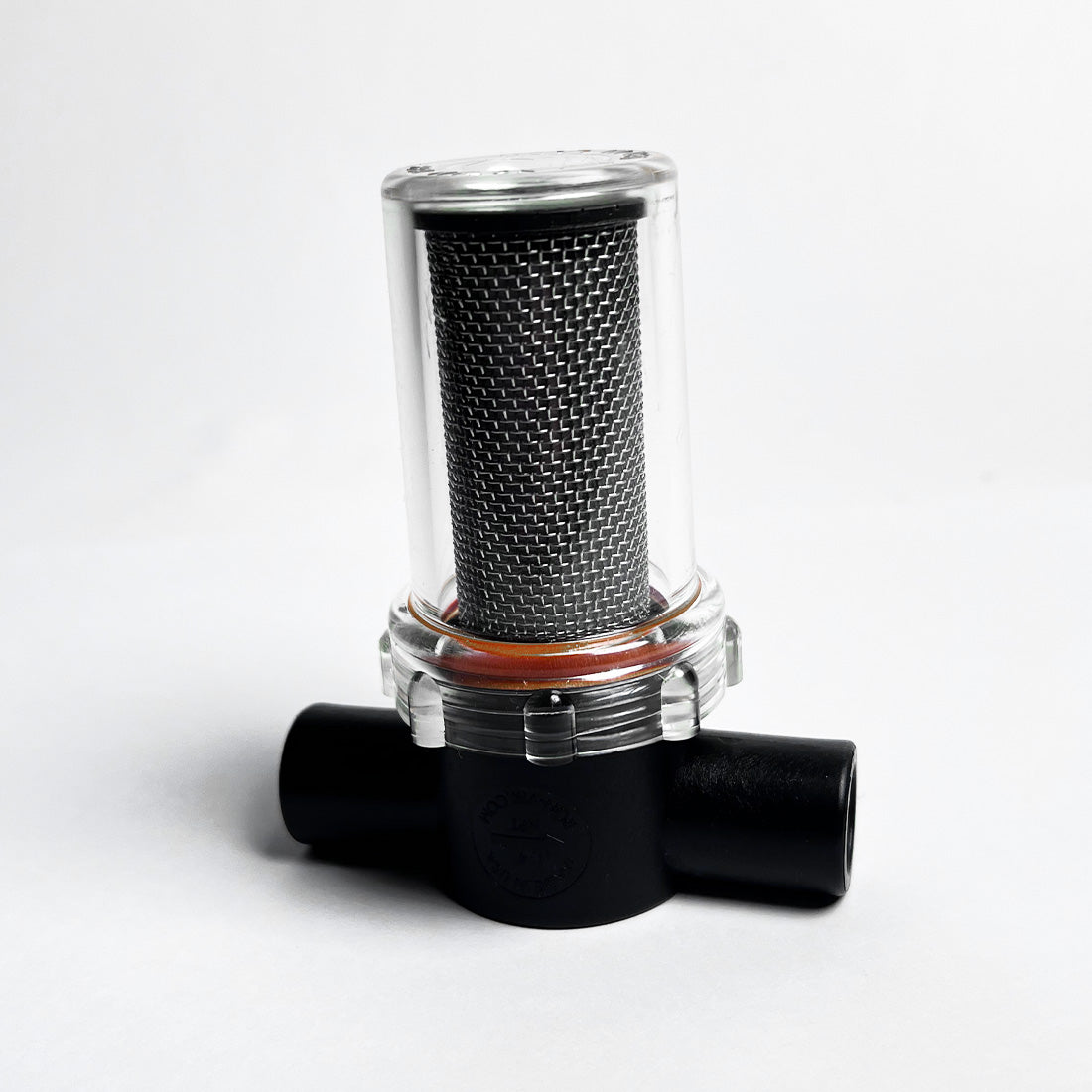 VacMotion 1/4 FNPT Mini Series Poly Strainer With Clear Nylon Bowl Single Part
