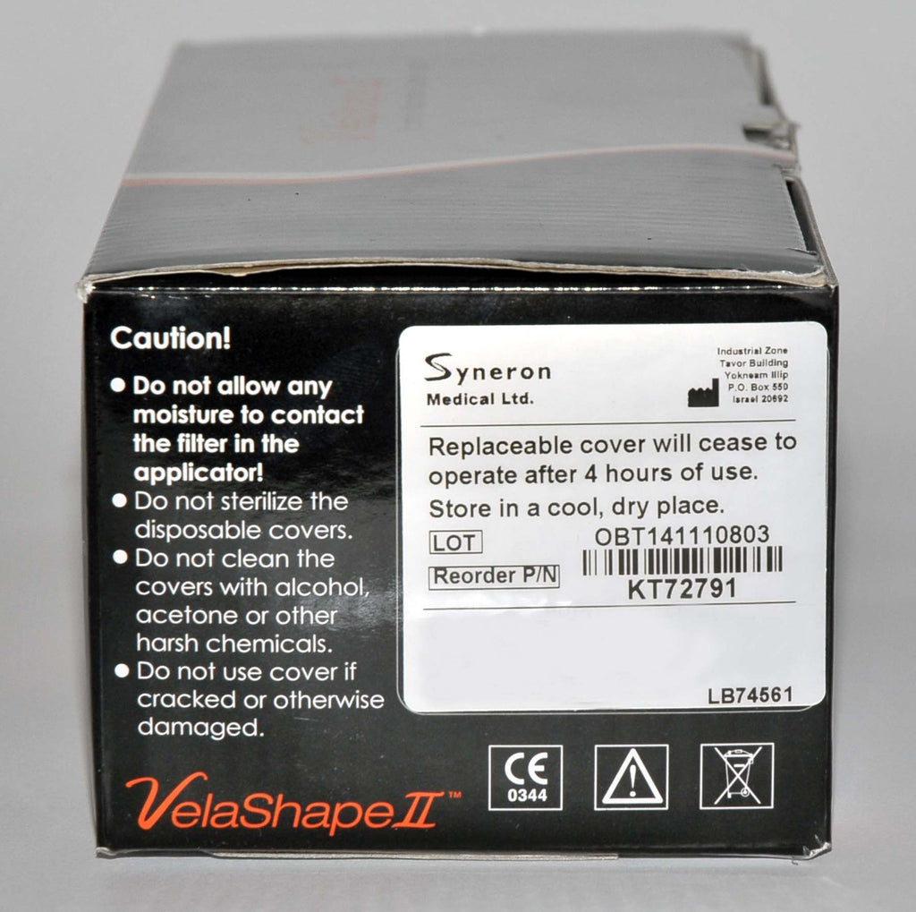 Vela Shape V Contour Applicator VelaShape 2 Vcontour HP Tip Covers 4pc KT72791