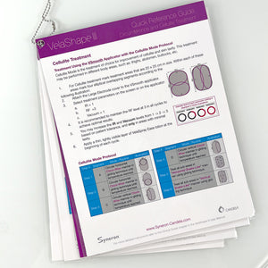 Syneron VelaShape III Circumference Cellulite Treatment Quick Reference Guide PB81516EN