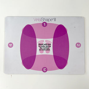 VelaShape lll Aesthetics Patient Angle Foot Placement Positioning Floor Mat