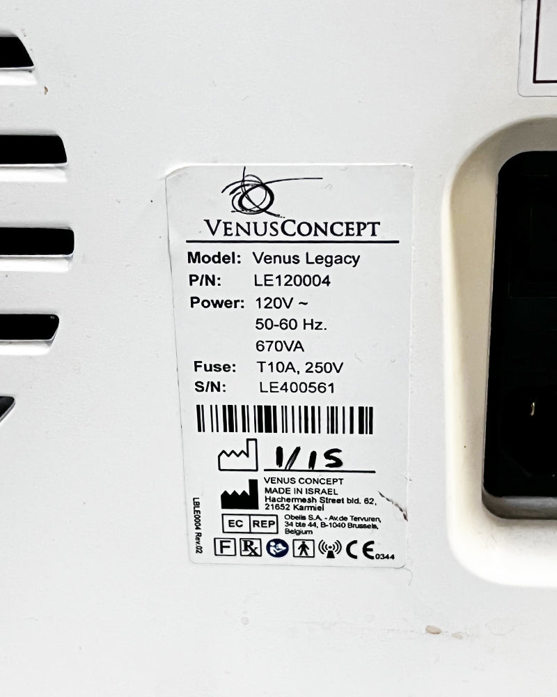 VenusConcept Venus Legacy RF Cellulite Treatment Body Wrinkle Contouring System