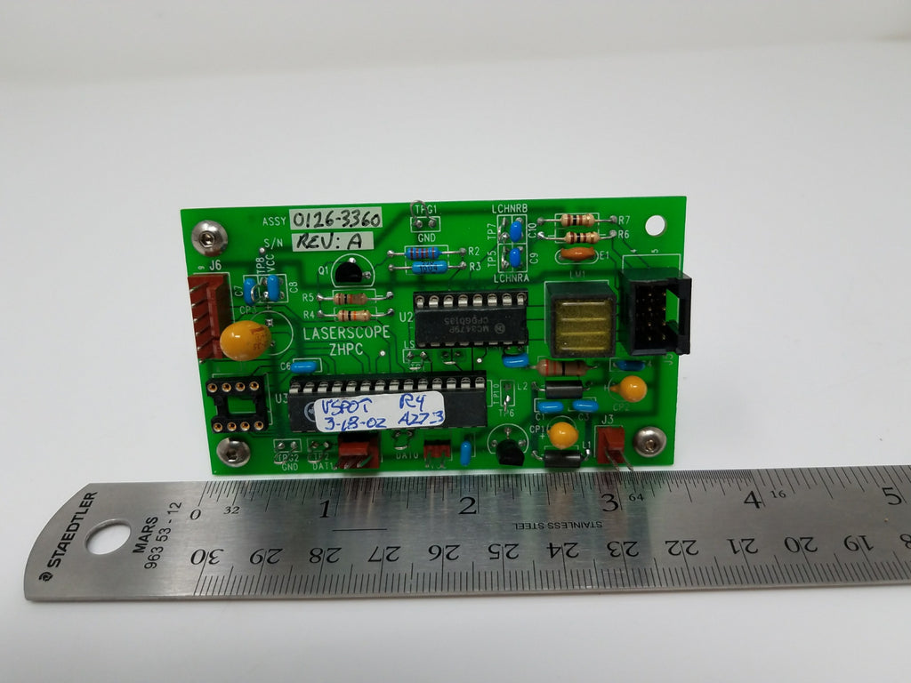 Versa Stat Handpiece Control Board Laserscope KTP PCB ** Parts SOLD AS IS **