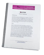 Viora Reaction Protocol Binder System Operator Manual User Handbook Booklet