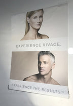 Vivace Banner Display Stand Retractable Sign Advertising Trade Show Booth 34x92
