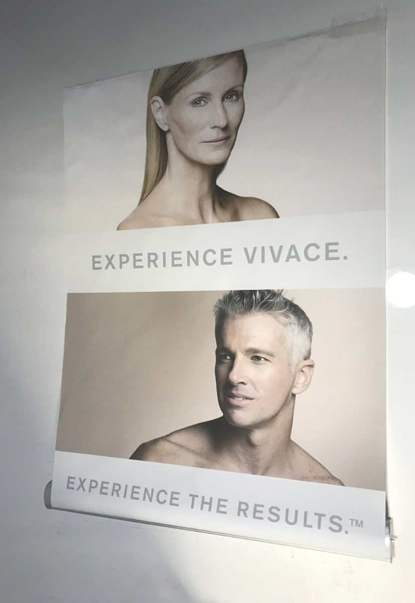 Vivace Banner Display Stand Retractable Sign Advertising Trade Show Booth 34x92
