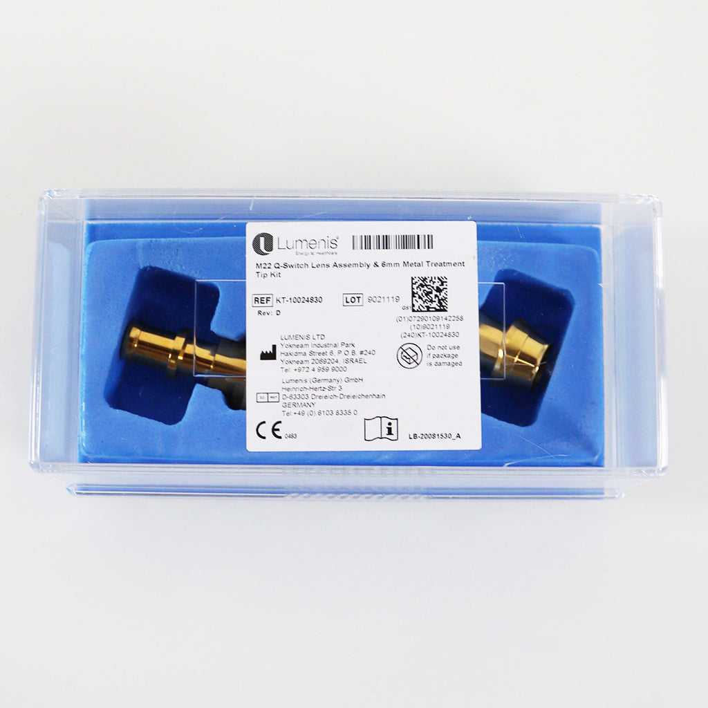 Lumenis M22 Laser Q Switched Nd YAG Lens Assembly 6mm Metal Tip KT-10024830