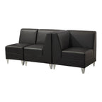 Magic Cubo Waiting Bench - 3 Seats-Black