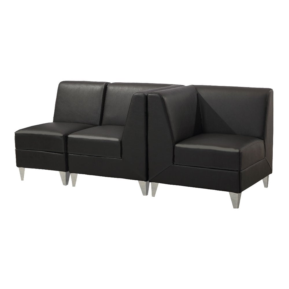 Magic Cubo Waiting Bench - 3 Seats-Black
