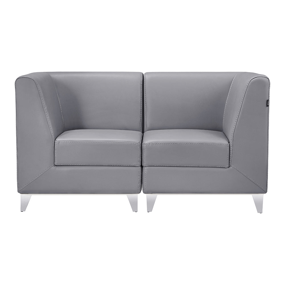 Magic Cubo Waiting Bench - 2 Seats-Gray