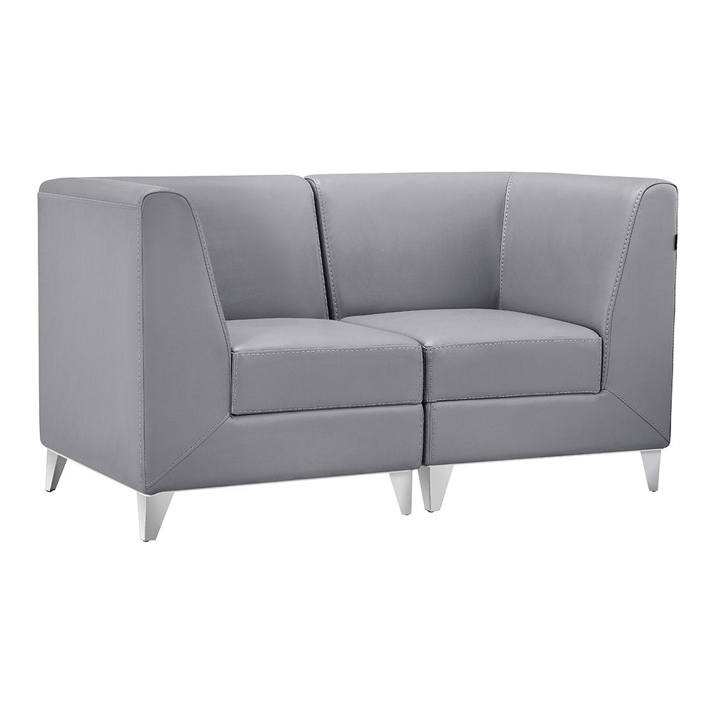 Magic Cubo Waiting Bench - 2 Seats-Gray