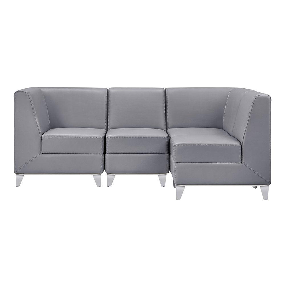 Magic Cubo Waiting Bench - 4 Seats-Gray