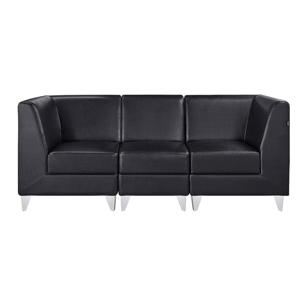 Magic Cubo Waiting Bench - 3 Seats-Black