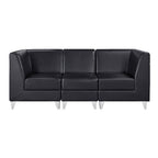 Magic Cubo Waiting Bench - 3 Seats-Black
