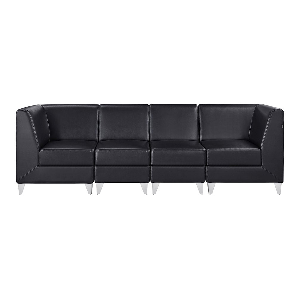 Magic Cubo Waiting Bench - 4 Seats-Black