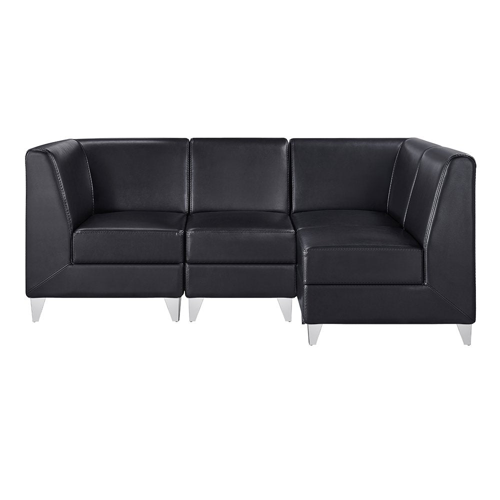 Magic Cubo Waiting Bench - 4 Seats-Black
