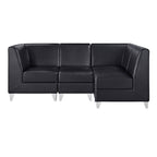 Magic Cubo Waiting Bench - 4 Seats-Black