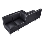 Magic Cubo Waiting Bench - 4 Seats-Black