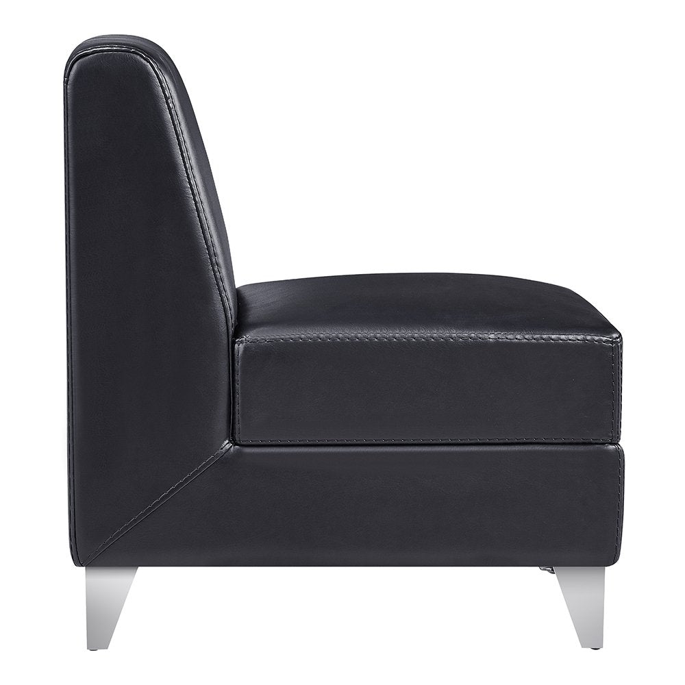 Magic Cubo Waiting Bench - 1 Seat BLACK