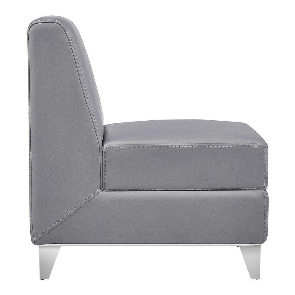 Magic Cubo Waiting Bench - 1 Seat Gray