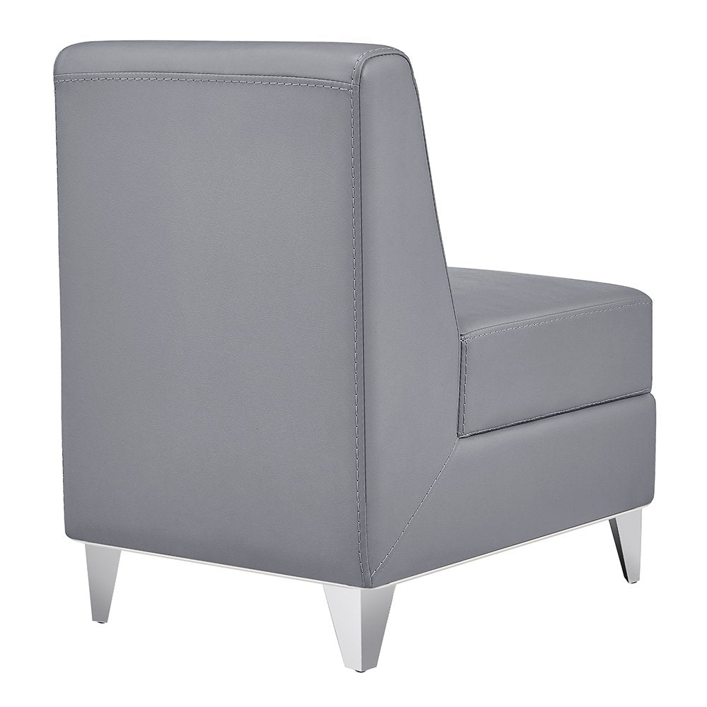 Magic Cubo Waiting Bench - 1 Seat Gray
