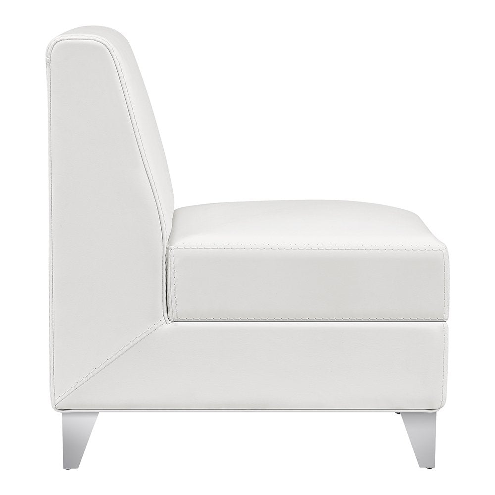Magic Cubo Waiting Bench - 1 Seat White