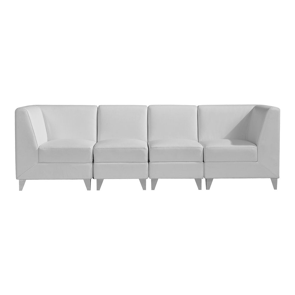Magic Cubo Waiting Bench - 4 Seats-White