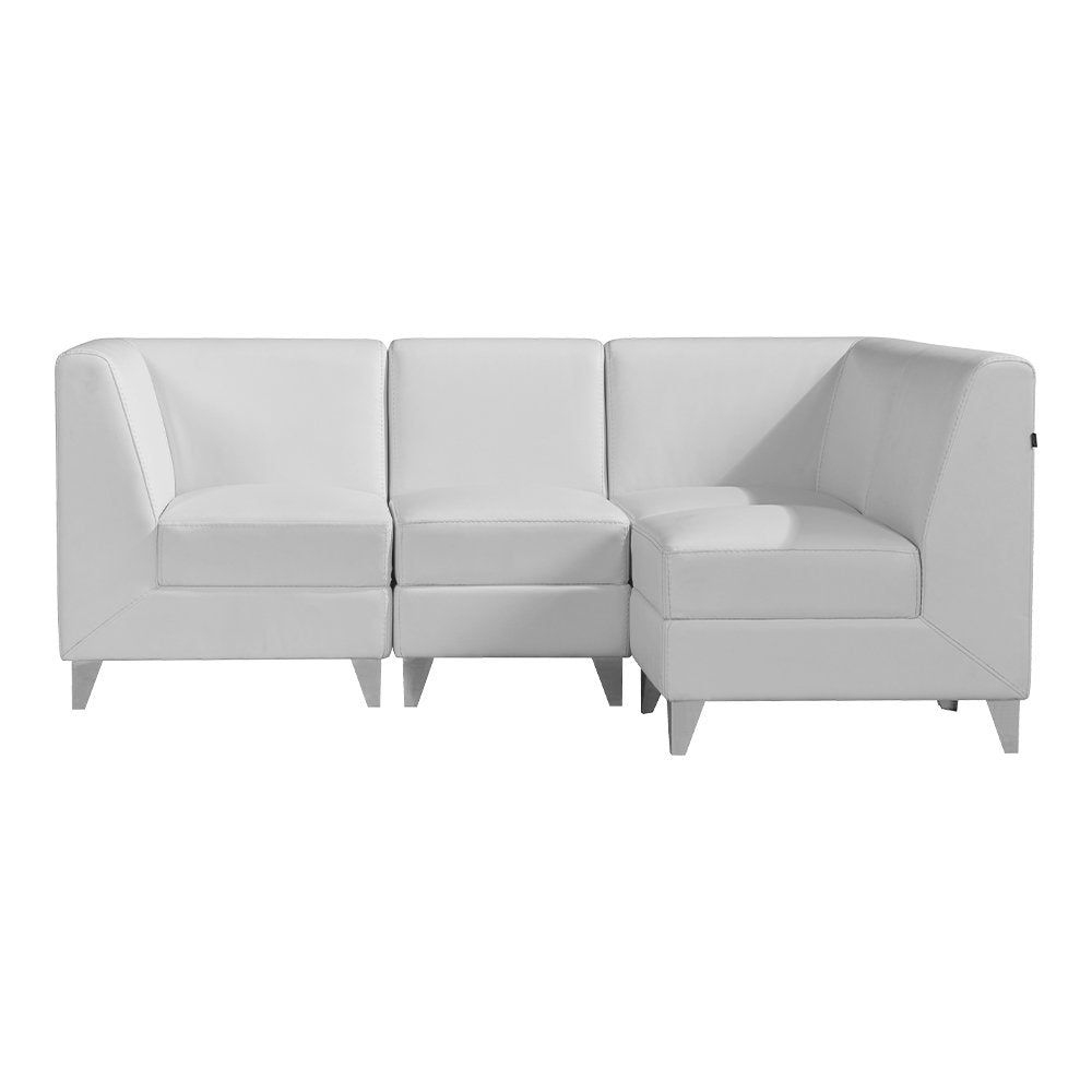 Magic Cubo Waiting Bench - 4 Seats-White