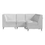 Magic Cubo Waiting Bench - 4 Seats-White