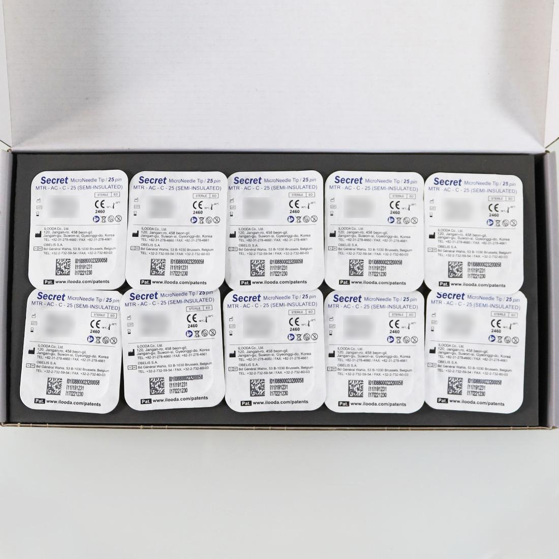 Cutera SecretRF 25-Pin Semi-Insulated MicroNeedle Tip EXP 07/2025 - (10-Pack)