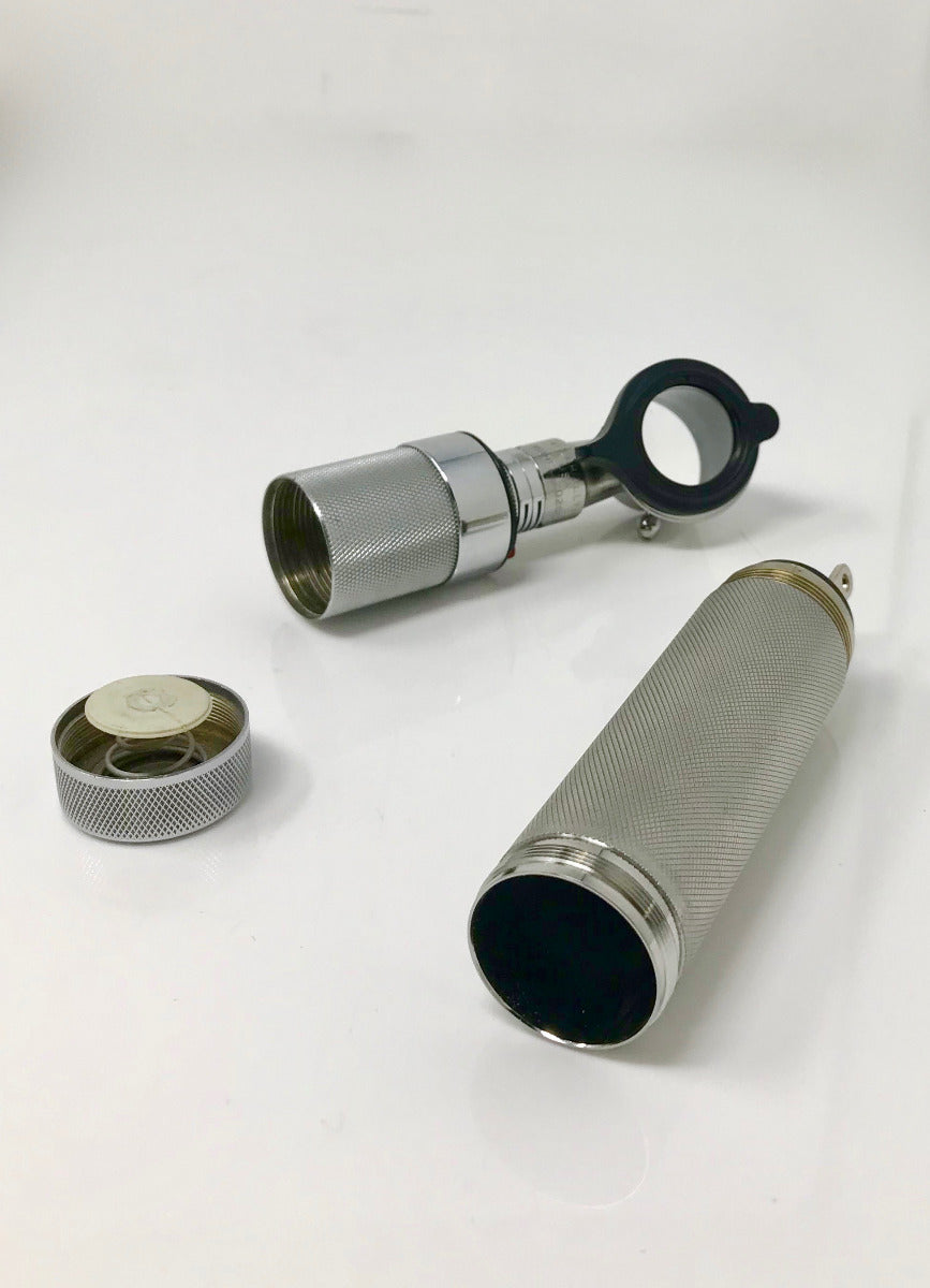 Welch Allyn Otoscope Pneumatic Battery Powered 20200 With Tips Auto Scope Audio