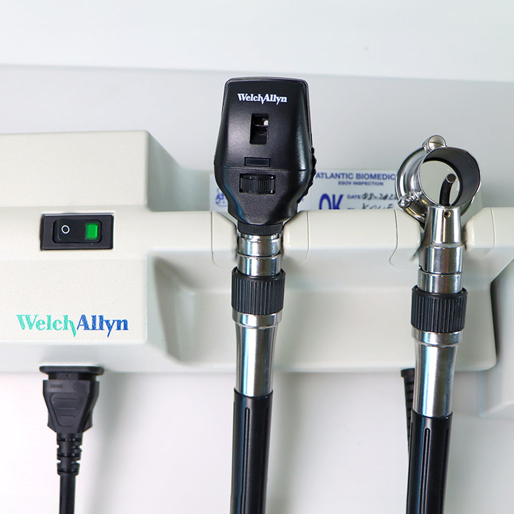 Welch Allyn Integrated Wall Diagnostic System Blood Pressure 2 Heads Specula Dispenser