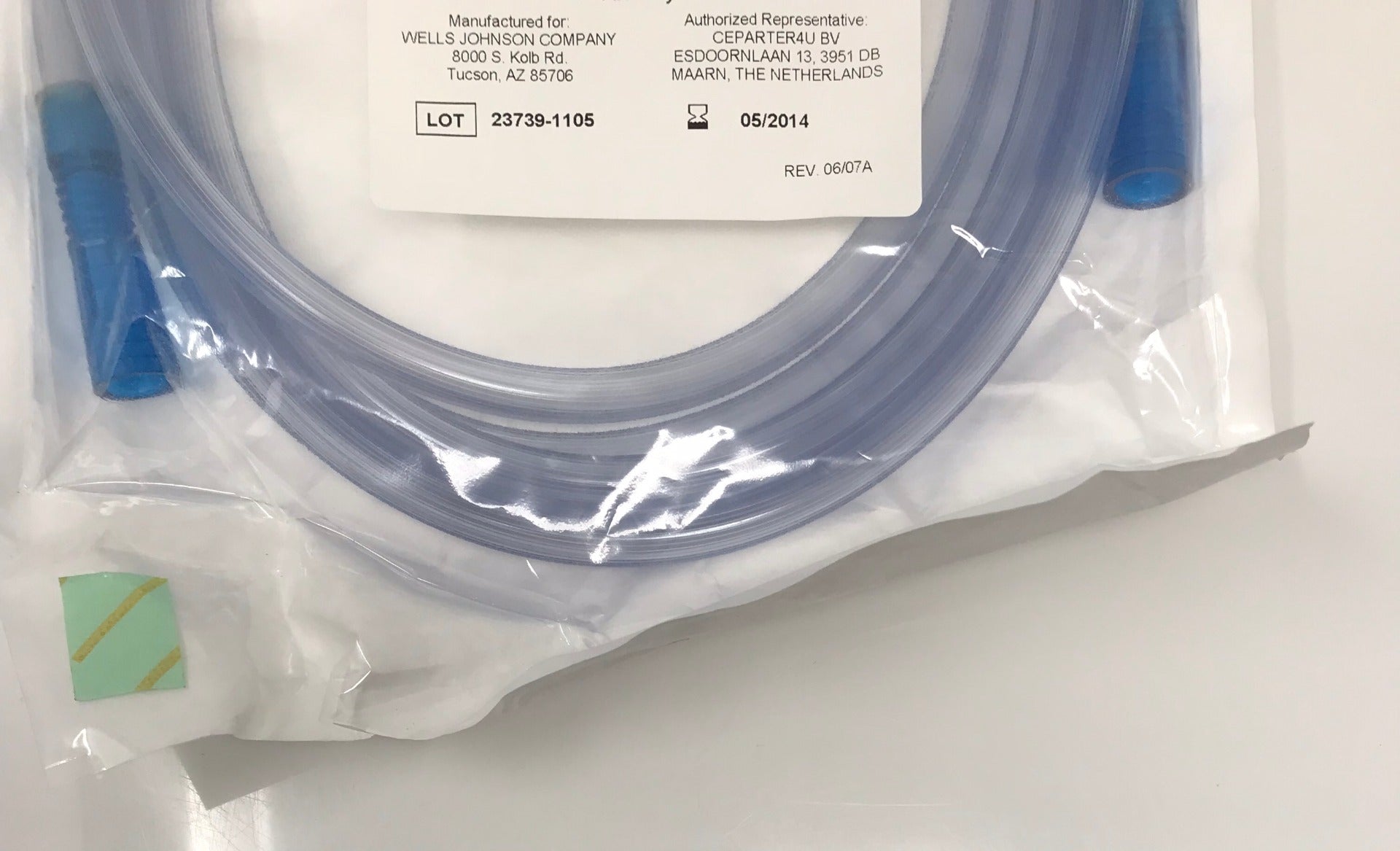 Wells Johnson Flex Tube Flex A Aspiration Tubing 24510201
