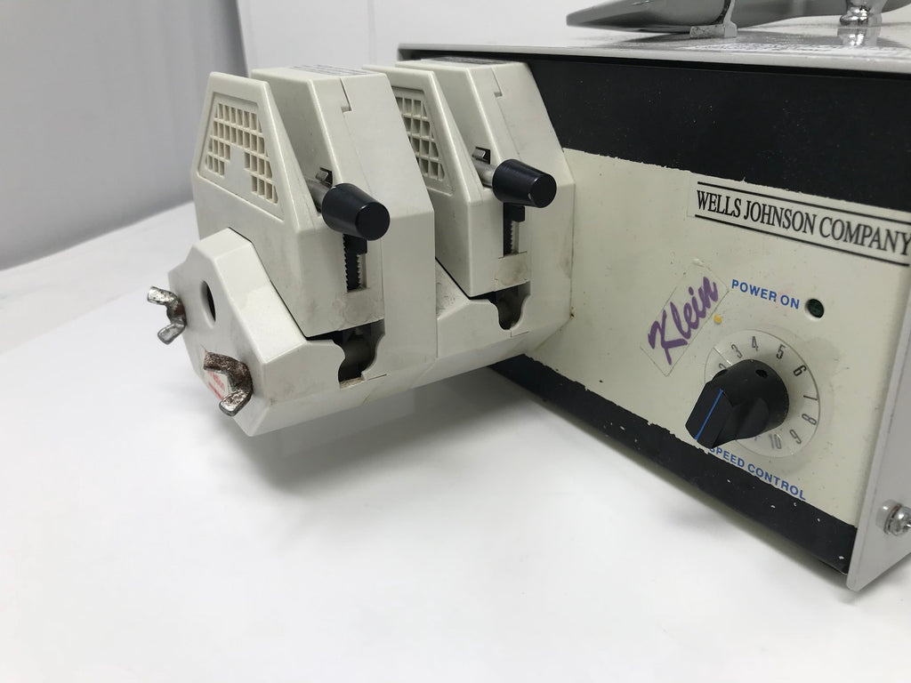 Wells Johnson Klein Peristaltic Anesthesia Infiltration Pump System Dual Head