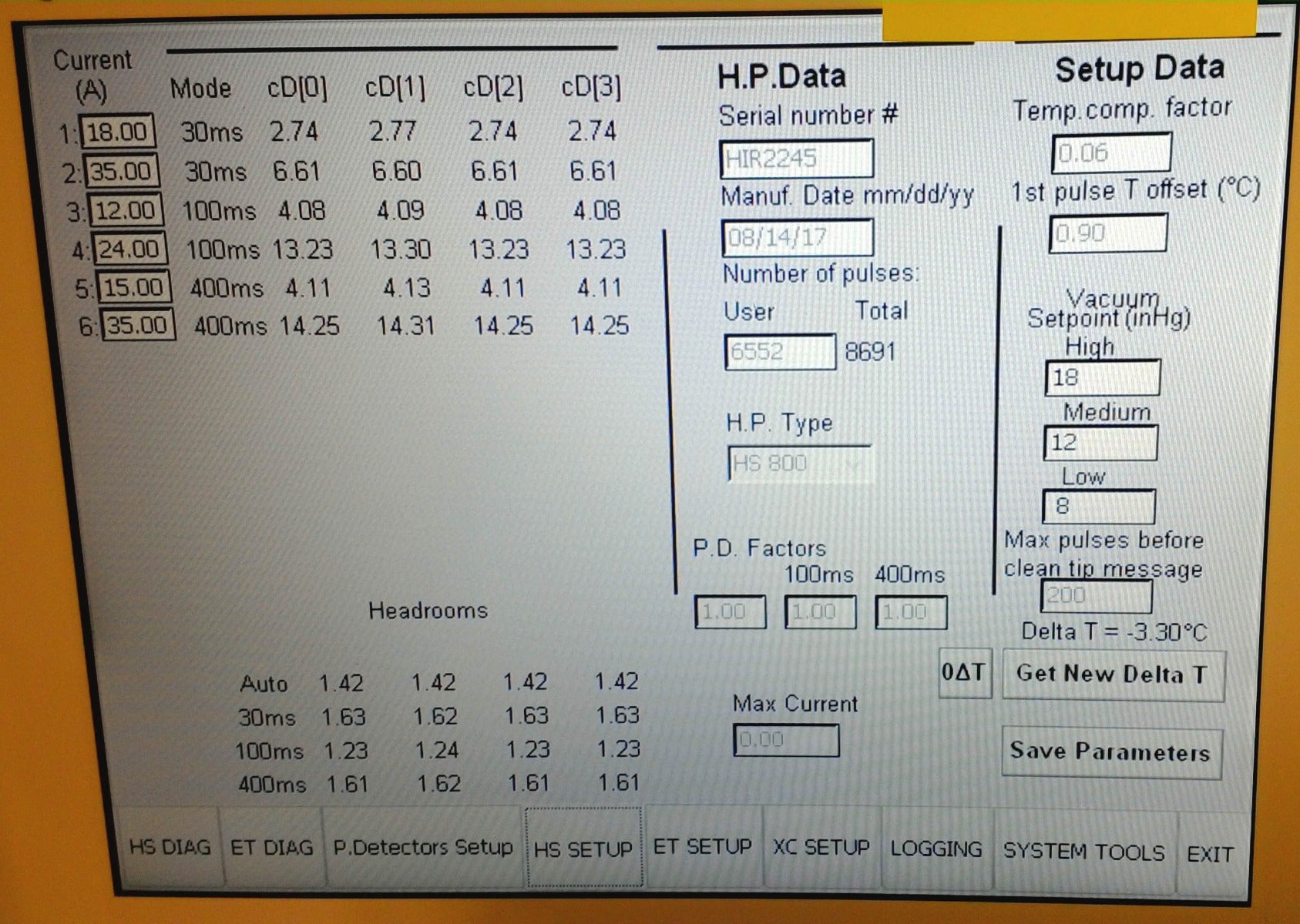 Lumenis LightSheer DESIRE Handpiece HS 805 nm Laser Hair Removal LOW SHOTS 2017