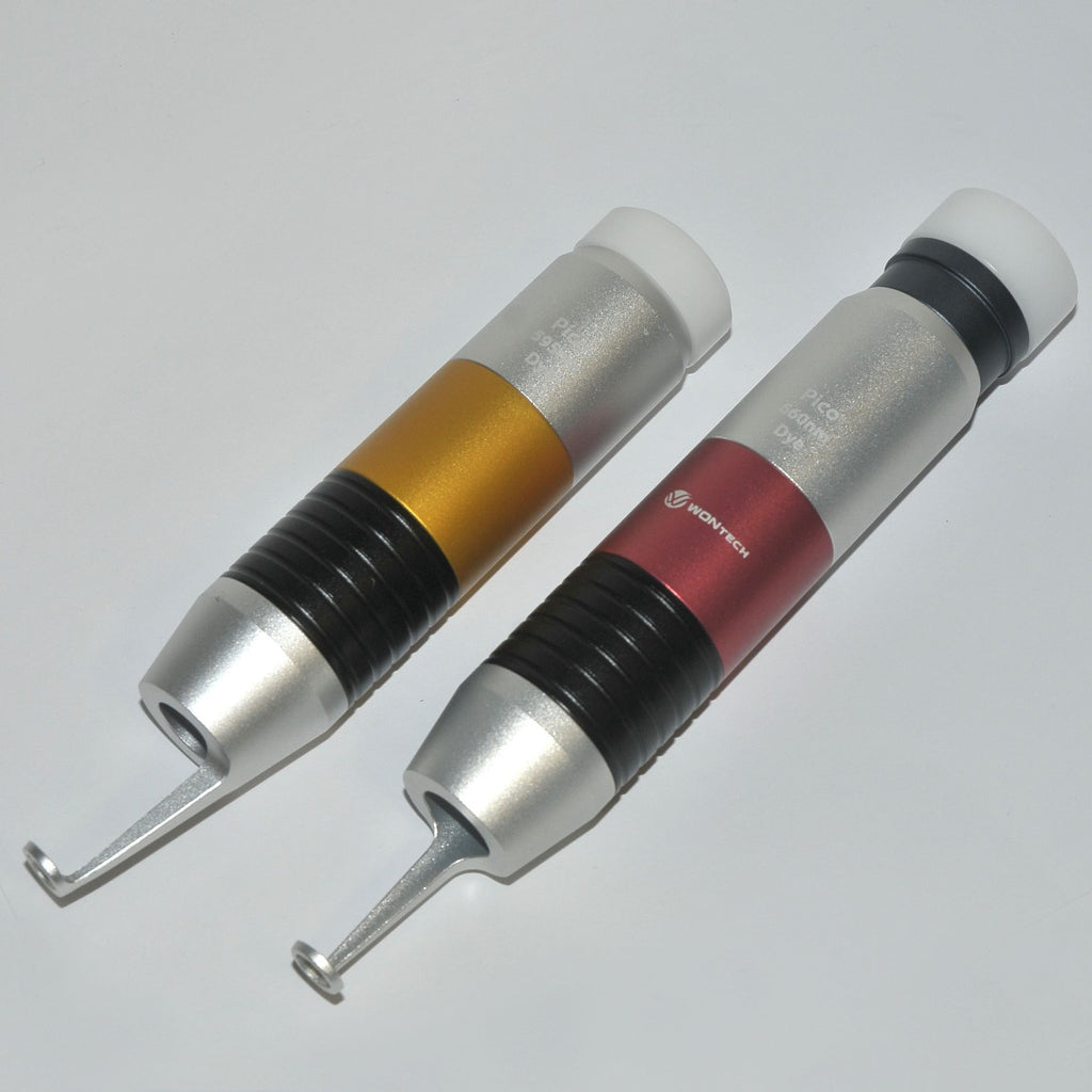 Wontech Pico 595nm Gold & 660nm Red Laser Dye Fractional Handpiece Set
