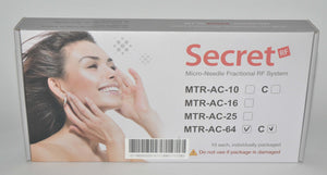 SecretRF 8x8 Fractional Microneedle Cartridge Tip MTR-AC-64 Secret RF (x5 Pcs)