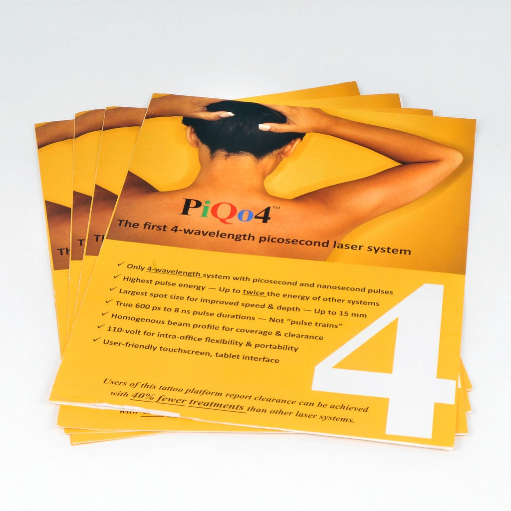 ZARIN PiQo4 4-Wavelength Picosecond Laser Marketing Brochure Tattoo Removal