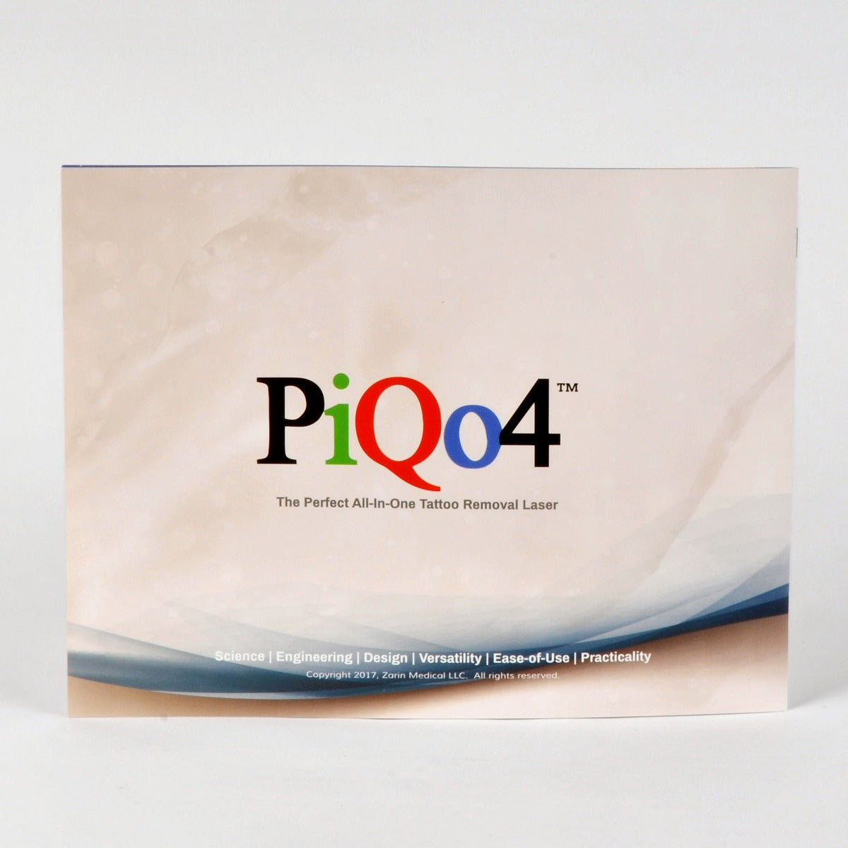 ZARIN PiQo4 Tattoo Removal Laser Marketing Technical Specs Color Brochure