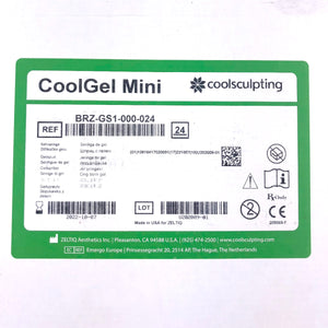Zeltiq CoolSculpting CoolGel Mini BRZ-GS1-000-024 24pk EXP 2022-10