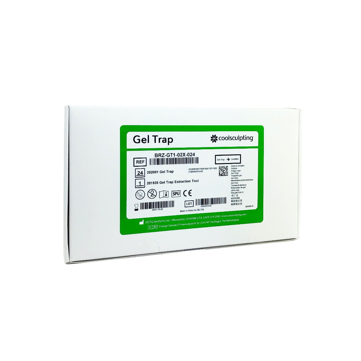 Zeltiq CoolSculpting CoolMini Gel Trap BRZ-GT1-02X-024 Exp. 10/22/21 - 24 Pack