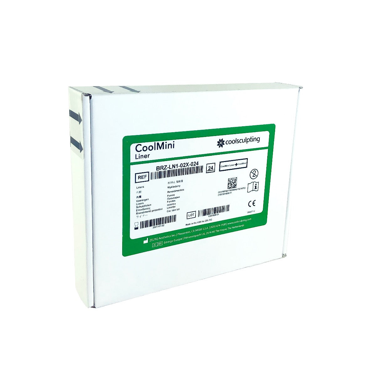 Zeltiq CoolSculpting CoolMini Liner BRZ-LN1-02X-024 Exp. 07/02/21 - 24 Pack