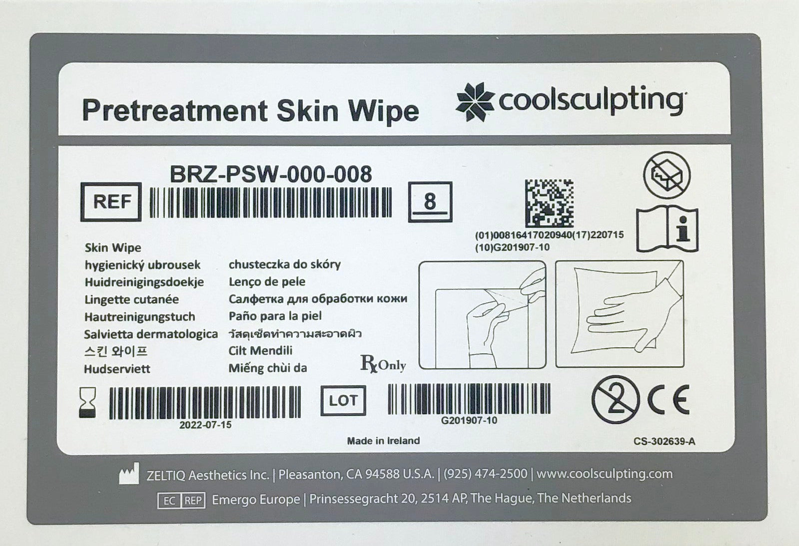 Zeltiq CoolSculpting CoolSmooth Foam Borders BRZ-FB1-09X-024 13 Pack