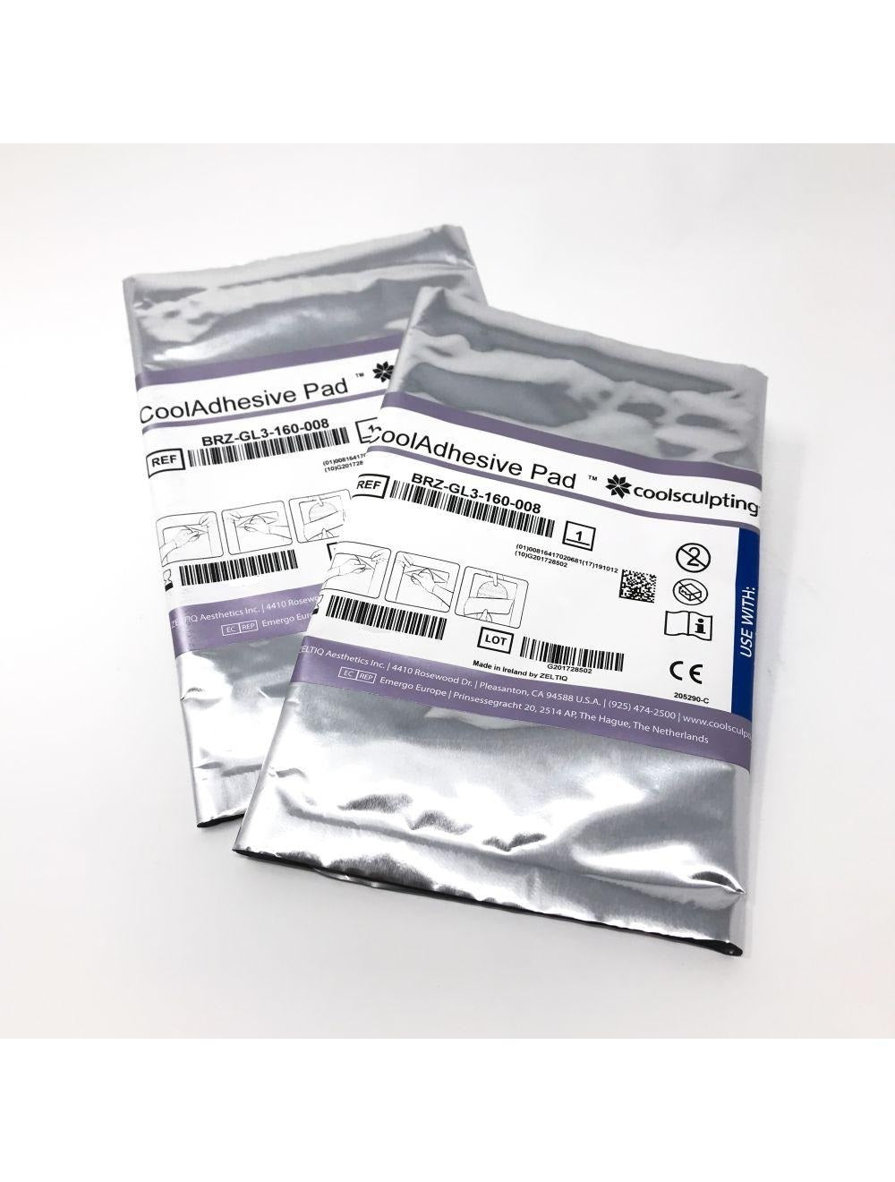 Zeltiq CoolSculpting CoolAdvantage Adhesive Pads BRZ-GL3-160-008 11/2023 x2
